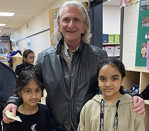 Two students and one male aide